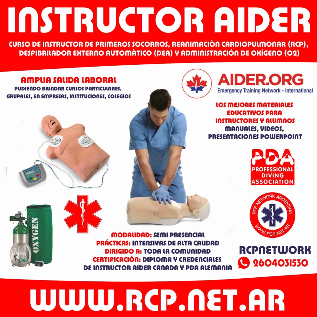 Banner de Curso de Instructor de RCP de la agencia AIDER Canada