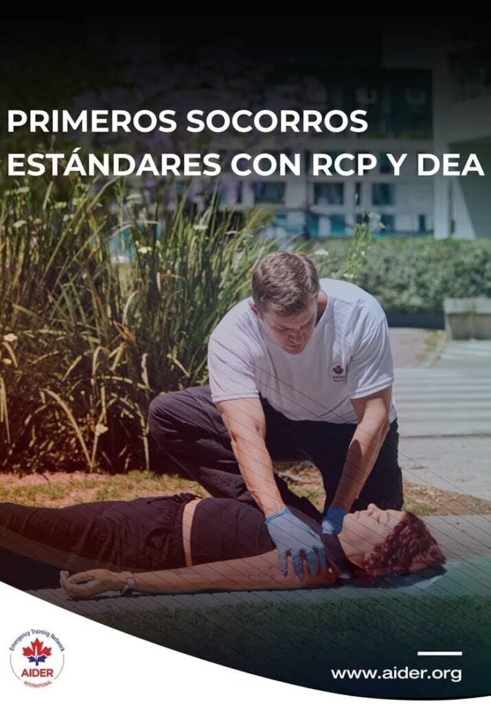 Banner curso de Primeros Auxilios con RCP y DEA en hoteles y cabañas